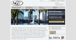 Desktop Screenshot of lrainsurance.com
