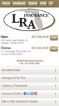 Mobile Screenshot of lrainsurance.com